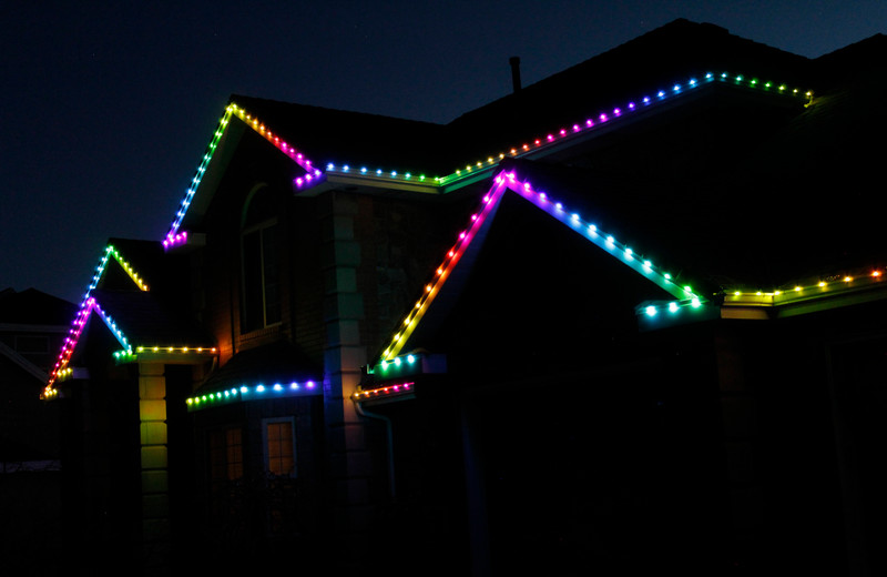 Infinity Lighting rainbow display